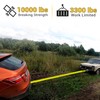 CarBole Trailer Winch Strap with Hook 2" x 20' Breaking