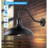 FORMAIMI 15" Large Barn Light- Dusk to Dawn Outdoor Gooseneck