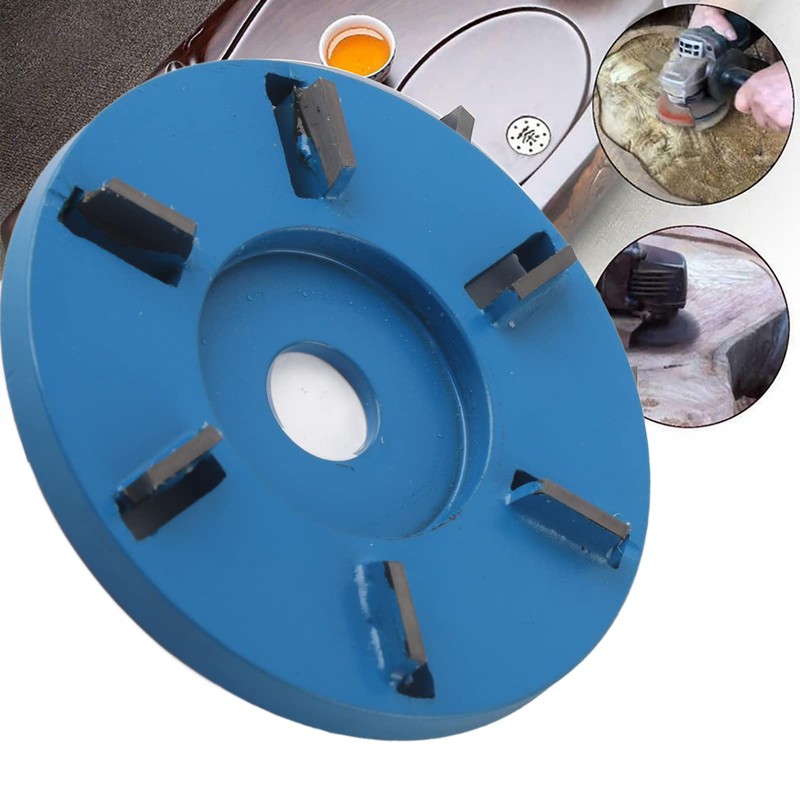 Tree Stump Sander 6 Teeth Wood Carving Disc Steel Angle