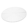 SEWACC Clear Acrylic Round Center Ruler Transparent Template for Accurate