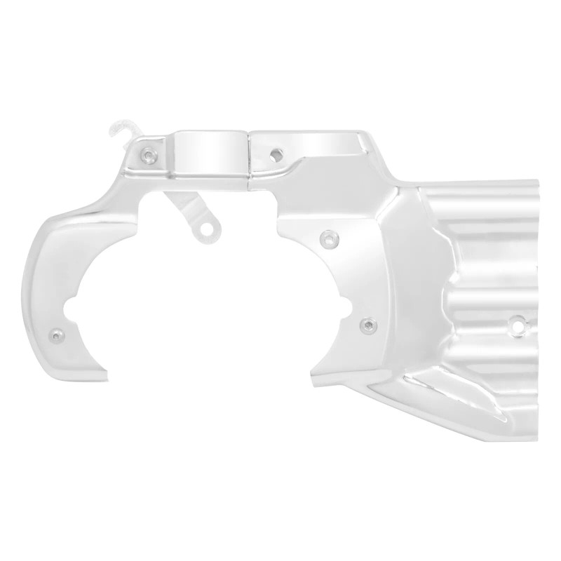 HCMOTORKU Chrome Engine Transmission Interface Cover Trim For Harley Softail