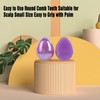 Portable Egg Shaped Brush Combing Brush Easy to Comb Scalp