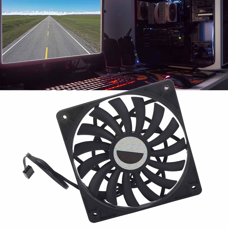 F12012 Computer CPU Cooling Fan Ultra Thin Desktop Computer Cooler