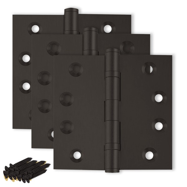 Finsbury Hardware Heavy Duty Door Hinge Bronze Ball Bearing 4.5