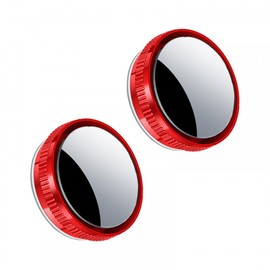 2PCS Car Blind Spot Mirrors, 360° Rotating Rearview Auxiliary Mirrors Wide Angle Convex Mirrors with Suction Cup for Car Truck SUV (Diameter 2.3")