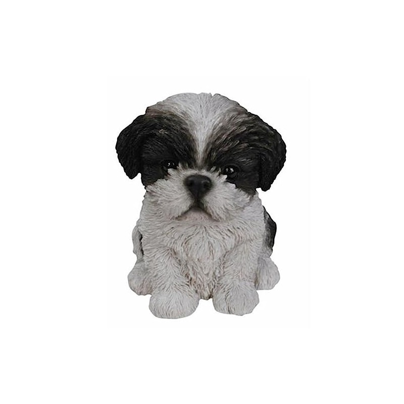 Vivid Arts Pet Pals ShihTzu Puppy Black and White PP-SZBK-F