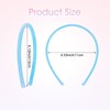 Thin Glitter Headbands for Girls 5 Pcs Sparkly Cute Non
