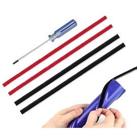 4 Plush Strips Only for Dyson Original V8 V10 Direct Drive Roller Brushes Strips with Screwdriver