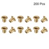 sourcing map Hollow Rivet,2.5mm x 3mm Through Hole Copper Hollow