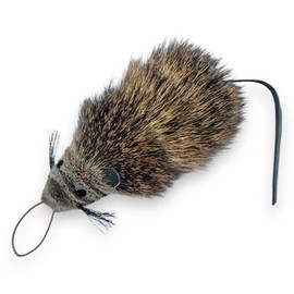 TIGA Toys Cat Kitten cat toy chase handmade realistic Rat Mouse Brown