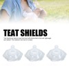3Pcs Teat Shields 2 Layer Protective Cover for Breastfeeding Nursing