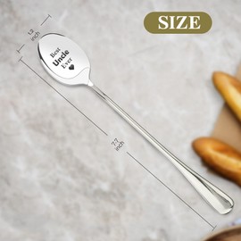 Uncle Gifts, Best Uncle Ever Spoon Birthday Fathers Day Christmas Gift from Niece