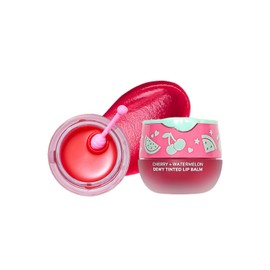 Look At Me Cherry Watermelon Dewy Tinted Lip Balm, Natural Ingredients, Korean Skin Care, Long-Lasting Moisture, Gifts For Women (0.2 fl.oz.)
