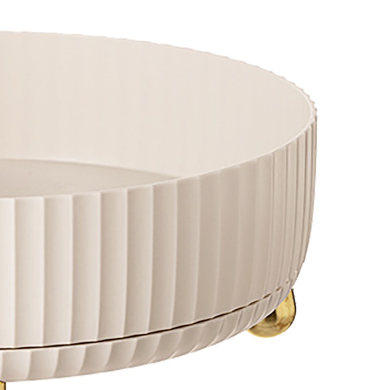 Rotating Spice Rack Round Versatile Sturdy Turntable Storage Container Organizer