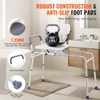Sliding Tub Transfer Bench Shower Chair & Cut-Out Seat Reversible