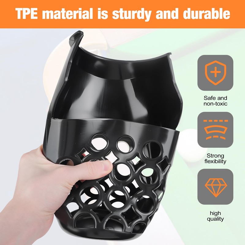 JASTT 6 Pack Set of Pool Table Pockets (Thickened Plastic