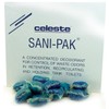 Celeste Sani-Pak, 6 Gram, Blue, Toilet Lavatory Deodorant Drops/Tablets for