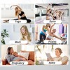 Fiohiros 4 Pairs Pilates Socks Seamless Design for Yoga, Pilates