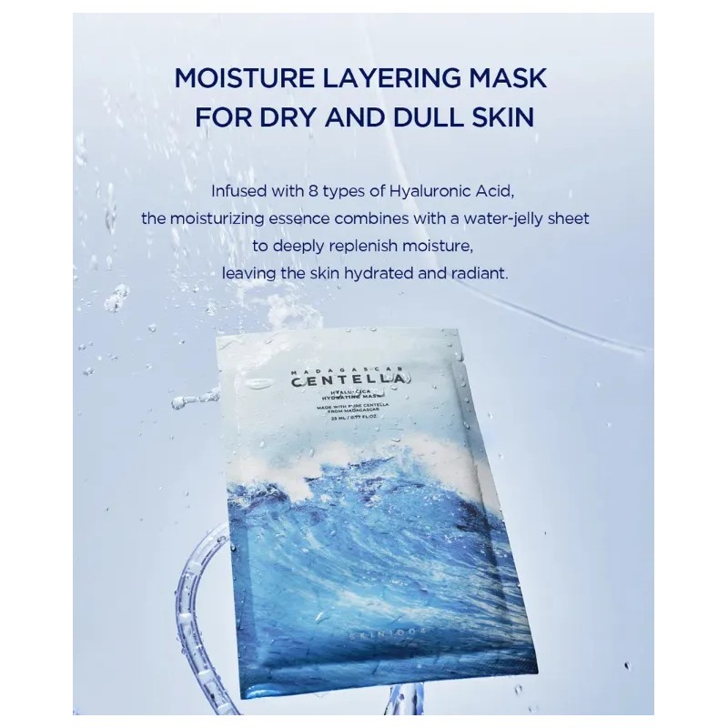 Centella Hyalu Cica Mask Skin1004 23ml 5 Mascarillas Todo Tipo