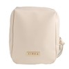 Elegante bolsa de cosméticos portátil para mujer con compartimentos, bolsa
