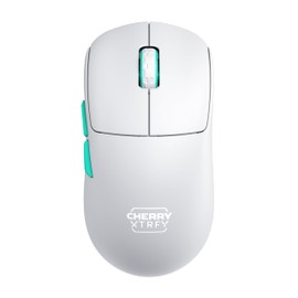 CHERRY XTRFY M68 Wireless, Ultra-Light Wireless Gaming Mouse, 2.4 GHz RF, Optimised for E-Sports, Symmetrical Shape with Ultra-Low Front, White