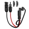 BERLAT Solar Extension Cable - 10AWG, 30cm with 2 SAE