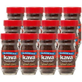 Kava Acid-Neutralized Instant Coffee, 4 Ounce (Pack of 12)