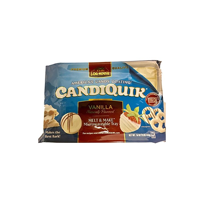 Log House Candiquik Candy Coating - One Vanilla, One Chocolate