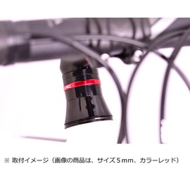 ケーシーエヌシー(KCNC) 自転車 軽量 ヘッド スペーサー ブルー OS 3MM