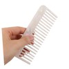 DECHOUS 2pcs Portable Static Acetate Hair Comb Wide Tooth Styling