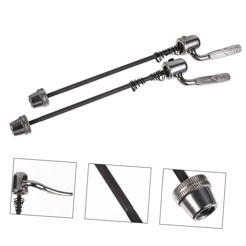 Mipcase 2Pcs Quick Release Skewer Axle for Indoor Trainer Steel