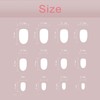 Pink Gradient Press on Nails Medium Oval Glue on Nails