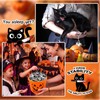Liliaafar 30 Pcs Halloween Ghost and Black Cat Keychains Bulk