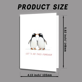 loveloop Let’s Do This Forever Romantic Greeting Card - Anniversary, Valentine’s Day - Birthday Card for Couples -Cute Birthday Card for Boyfriend Girlfriend (A Style)