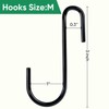 ESFUN 24 Pack 3 inch Heavy Duty S Hooks Pan