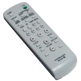 Allimity Replacement Remote RM-SC1 RMSC1 Compatible with Sony Mini Hi-Fi Component System MHC-RG221 MHC-RG121 MHC-RG100 MHC-RX550 SS-RG444 HCD-GX250 HCD-NE3 SS-CNE3 SS-WG550 HCD-GX450 SS-WG450