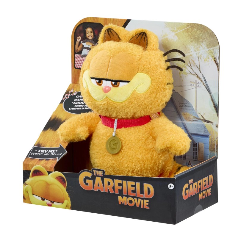 Goliath Garfield Dancing Plush Toy 10 Inch Musical Press Belly