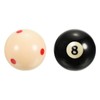 PATIKIL 57mm Billiard Cue Ball #8 Billiard Ball 2-in-1 Regulation