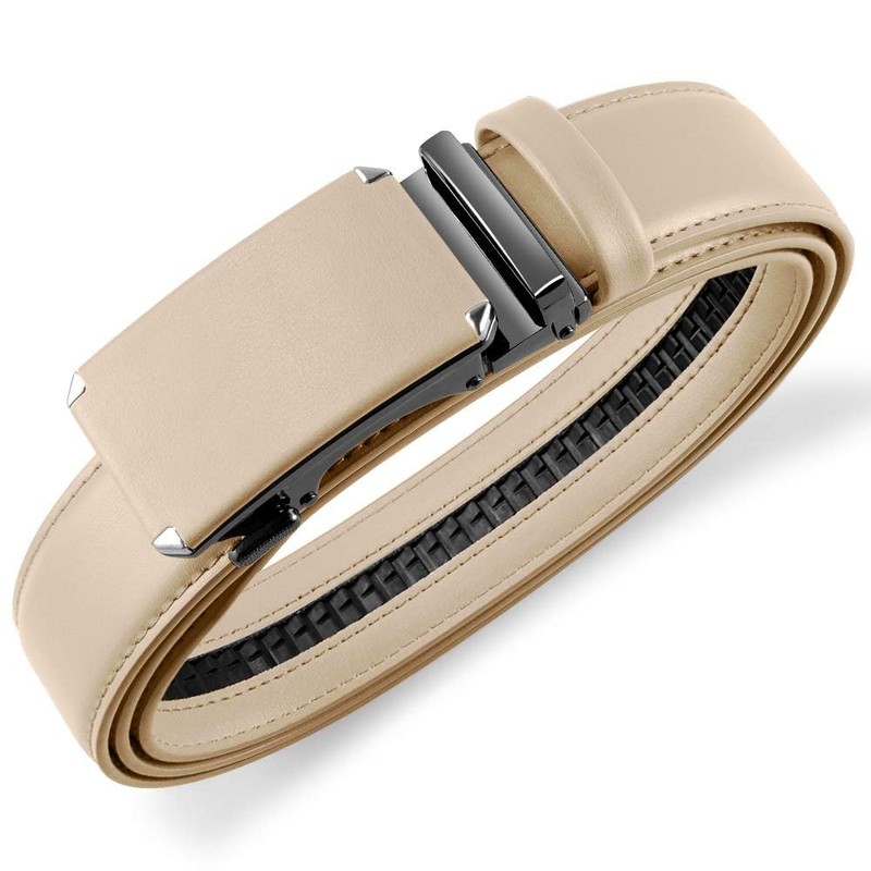 DOOPAI Belt Men, 054 Beige Men's Belt