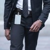 Europel 121281 121281 Black Retractable ID Badge Holder Badge Holder