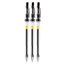 DONG-A Fine-Tech, 0.25 mm, Gel Ink Roller Ball Pens, Black by Dong-A