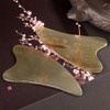 2Pcs Gua Sha Plate Buffalo Horn Guasha Board Massage Scraping