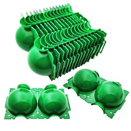 Markeny Reusable Plant Rooting Ball, Plant Propagation Root Ball Effective Invisible Propagation(Green, 15PCS)