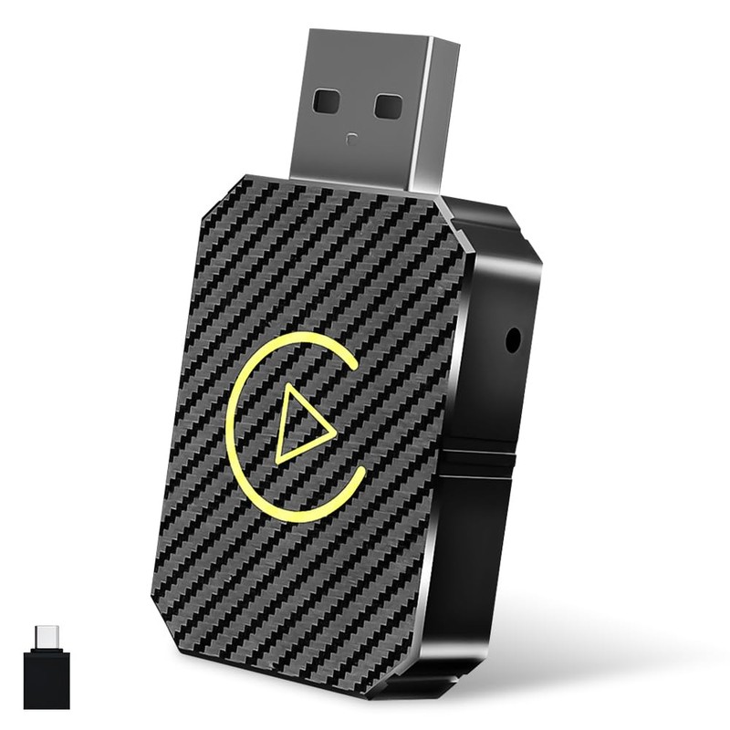 AVCXEC Android Car Wireless Adapter, Carplay Wireless Adapter, 2 in