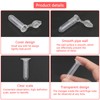 100 x 2ml Plastic EP Tube Round Bottom Vials Tubes