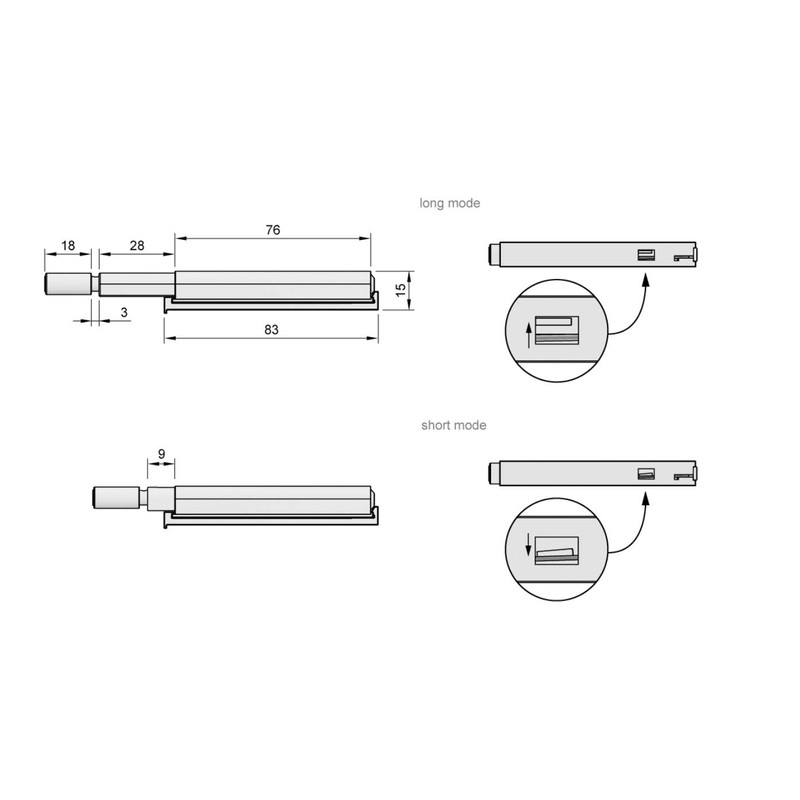 Push to Open Magnetic Catch