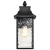 Nuvo 60/5998 Austen 1-Light Outdoor Wall Sconce, Matte Black, Large