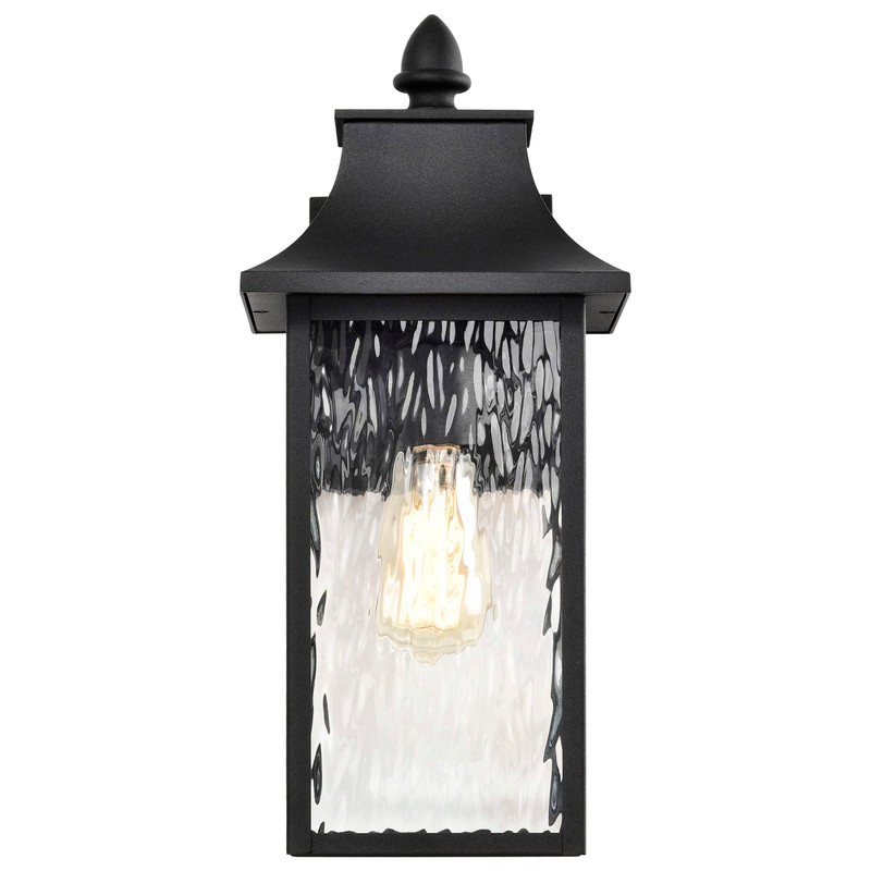 Nuvo 60/5998 Austen 1-Light Outdoor Wall Sconce, Matte Black, Large