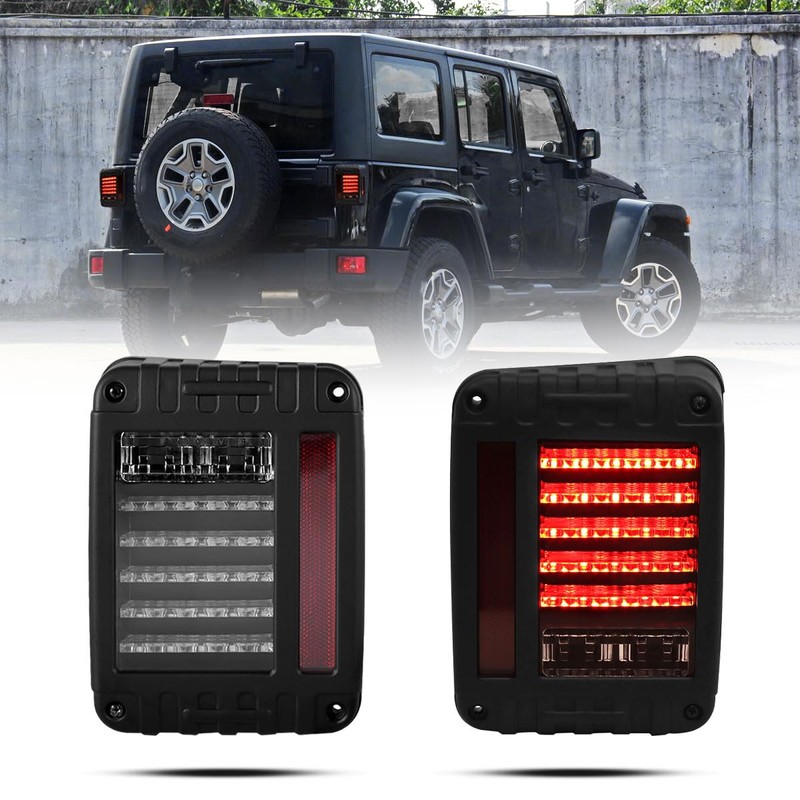 Gronsvt A pair of LED light sources JK Wrangler third-generation