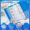 Henoyso 12 Pcs School and Home 2 Pocket Folders with